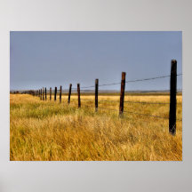 Uma milha da pradaria quadro posters