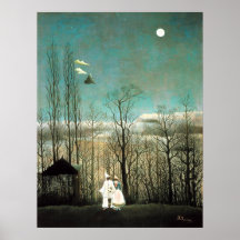 Uma noite do carnaval, Henri Rousseau Posteres