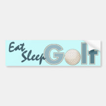"Uma palavra: Golfe " Adesivo