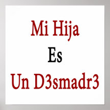 Un Desmadre do MI Hija Es Poster