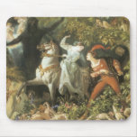 Undine e o demónio de madeira - fada do vintage mousepad