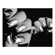 Unhas do desenhista convite personalizado