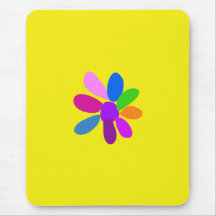 Única flor mouse pads
