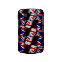 Union Jack modelado abstrato Capa Blackberry Case-Mate