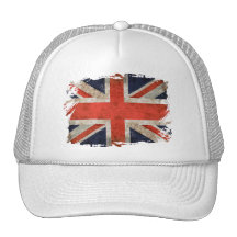 Union Jack shredded envelhecido Bones