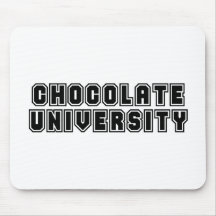 Universidade do chocolate mouse pads