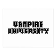 Universidade do vampiro cartao postal