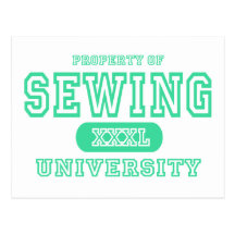 Universidade Sewing Cartões Postais