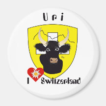 Uri Suíça Suisse Svizzera Svizra íman Imãs De Geladeira