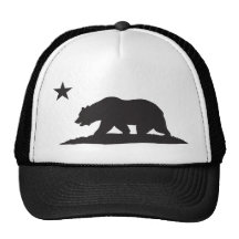 Urso da república de Califórnia - preto Bones