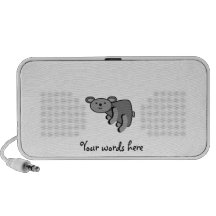 Urso de koala bonito do bebê caixinha de som para iPod