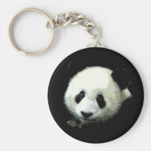 Urso de panda chaveiros