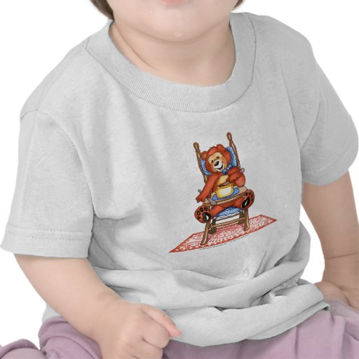 Urso de Zachary em uma cadeira alta Camiseta