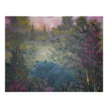 urso preto velho convite personalizado