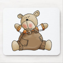Ursos de Lil · Romper de Brown do bebé Mouse Pads