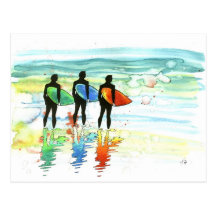 V.1 surfando ido cartao postal
