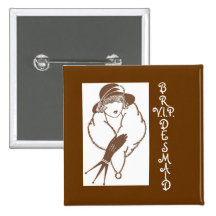 V.I.P. Pin para a dama de honra Pins