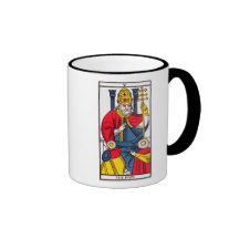 V o papa, cartão de Tarot Canecas