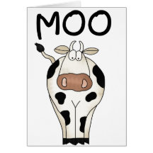 Vaca do MOO Cartoes
