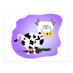 Vaca pequena de Cutie Cartoes Postais