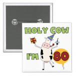 Vaca santamente eu sou 80 t-shirt e presentes do a pins
