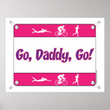 Vai o paizinho vai - Triathlon Poster