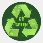 VAI O VERDE ADESIVO REDONDO