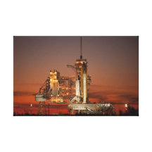 Vaivém espacial de Atlantis Impressão De Canvas Esticada