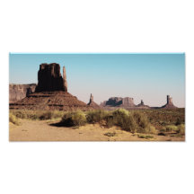 Vale do monumento impressão fotográfica