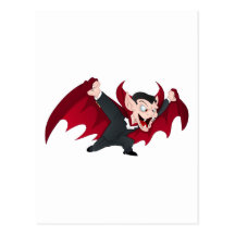 Vampiro vampire irlandês coquete cartão postal