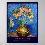 Van Gogh: Fritillaries na bacia de cobre Impressão