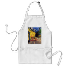 Van Gogh; Terraço do café na noite, belas artes do Avental