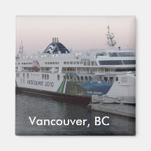 Vancôver, BC imã de geladeira da balsa