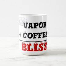 Vapor + Café = caneca da felicidade