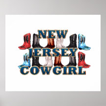 Vaqueira de New-jersey do T Posteres