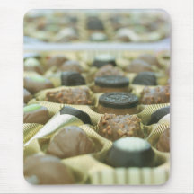 Variedades do chocolate mouse pads
