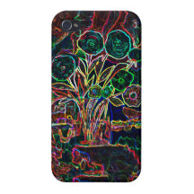 Vaso com flores - esboços