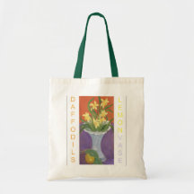 VASO DO LIMÃO DOS DAFFODILS BOLSAS DE LONA