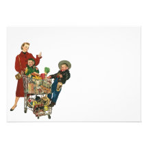 Vazio ocupado retro 5x7 do partido do vale das com convites personalizado