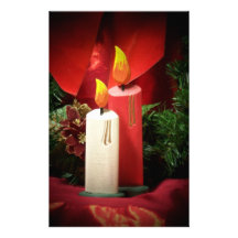 Vela do Natal Papeis Personalizados
