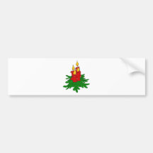velas do Natal Adesivos