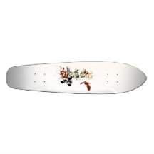 Velha escola dos abutres skate personalizado