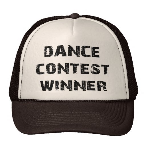 Vencedor da competição da dança boné