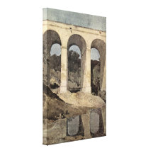 Venda Cotman de John - o aqueduto Chirk Impressão De Canvas Envolvidas