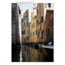 Veneza da gôndola cartões