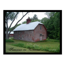 Verão no cartão de Vermont Cartao Postal