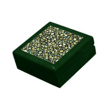 Verde Colorblind (pontos) Estojo Para Jóia