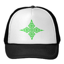 Verde da cruz celta 5 bonés