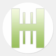 Verde da etiqueta de HH Adesivo