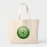 Verde do reciclar bolsas de lona
